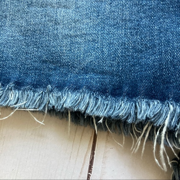 PINK Womens Blue Denim Jean Shorts Size 4 - Picture 10 of 16